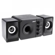 USB2.0 Subwoofer Computer Speaker with 3.5mm Audio Plug and USB Power Plug for Desktop PC Laptop MP3 Cellphone MP4