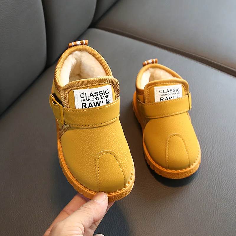 New Brand Australian Kids Genuine Leather Snow Boots Baby Winter Sheepskin Fur Booties Girls Boys Waterproof Shoes Footwear