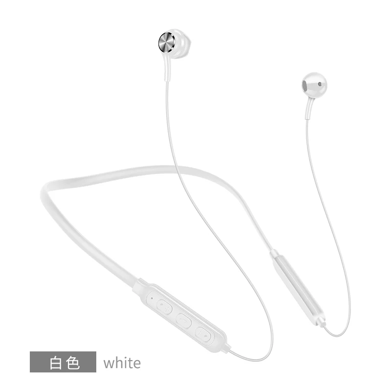 G05-neckband oreillette bluetooth sans fil наушники для Oneplus 6 5T 5 3t 3 2 1 X One Plus музыкальные вкладыши зарядная коробка - Цвет: Белый