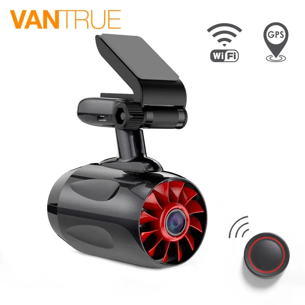 

Vantrue T1 Car DVR Camera Built-in WIFI GPS 1296P Super HD Dash Cam Night Vision, Parking Mode, G-sensor, Loop Recording, ADAS