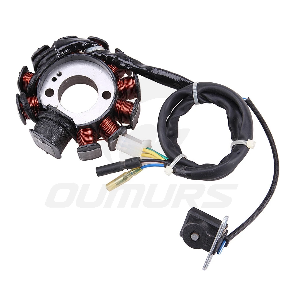 OUMURS Магнитный статор мотоцикла катушки 11 полюс для GY6 125cc 150cc Скутер ATV KARTS TAOTAO SUNL JCL ROKETA BAJA GO KART KANDI
