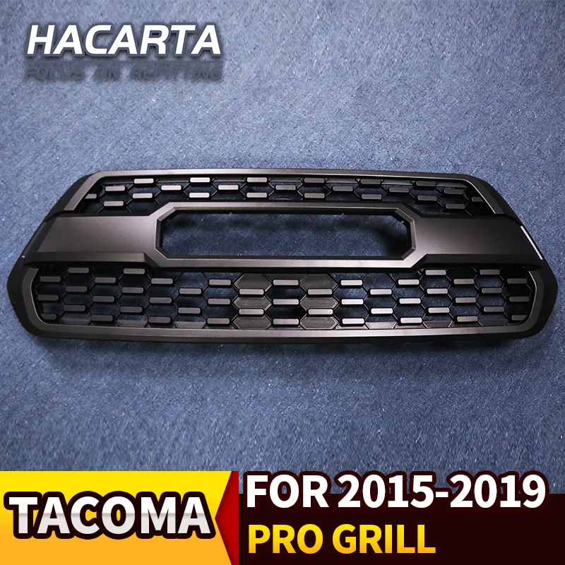 Передняя решетка для Tacoma TRD PRO 2016 17 18 2019 Черная гонок пластиковые автомобильные
