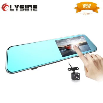 

2020 New Rearview Mirror Dash Cam Full HD 1080P Touching Screen Dual Recording Car DVR Camera Video Registrar Drive Recorder D82