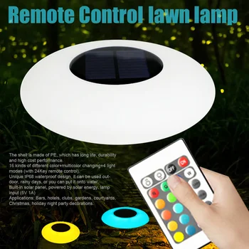 

Battery Powered Path PE Outdoor Garden IP68 Waterproof Party Decorative LED Lawn Lamp Color Changing Solar Power Easy Install