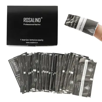 

100Pcs Nail Removal Kit Nail Art Soak Off Polish Nail Removal Wraps Nail Towel Gel Polish Remover Manicure Tool