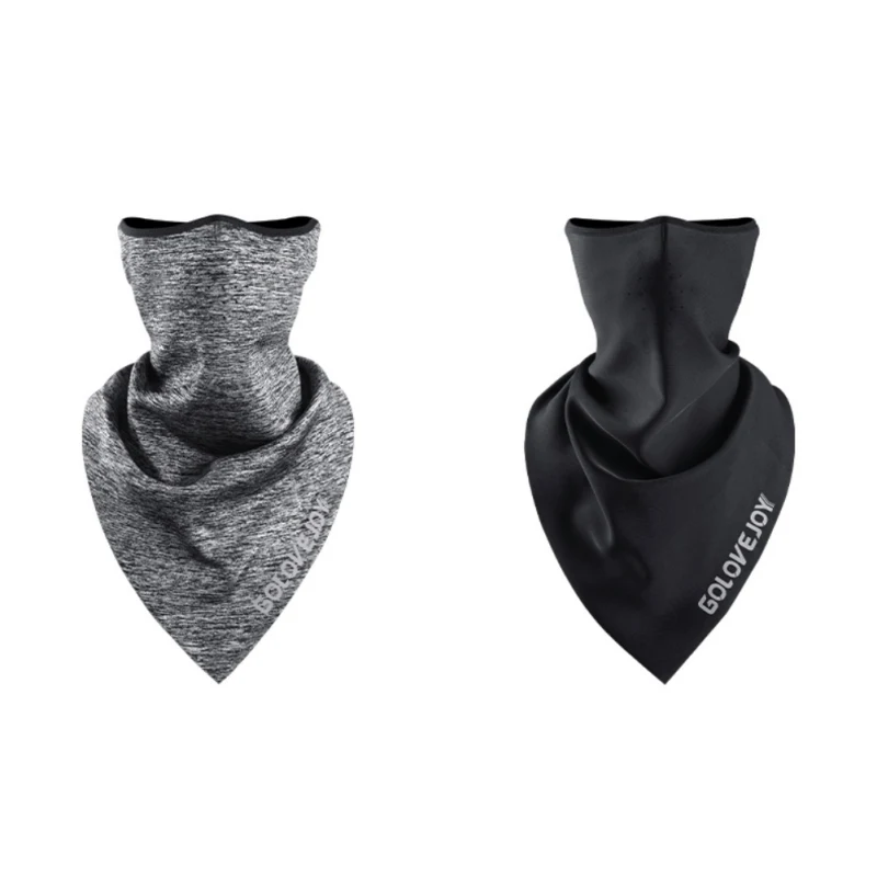 

Sports Face Mask Winter Training Facemask Cover Fleece Running Cycling Bike Riding Neck Warmer Triangle Scarf Bandana Headwear