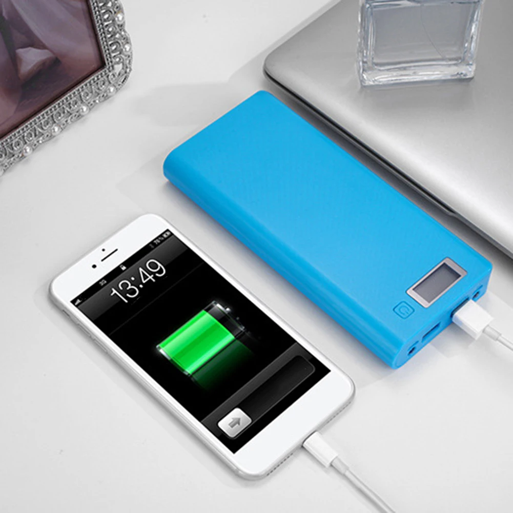 Зарядное устройство (без батареи) двойной USB банк питания Поддержка Box DIY