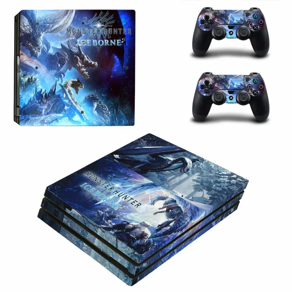 PS4 Pro стикер s Monster Hunter World Iceborne PS 4 Pro Кожа Стикеры для playstation 4 Pro консоль и контроллер - Цвет: YSP4P-3490