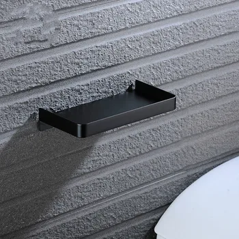 

bathroom stainless steel mobile phone rack free punch jack bathroom anti skid serial port partition bedside shelf MJ61211