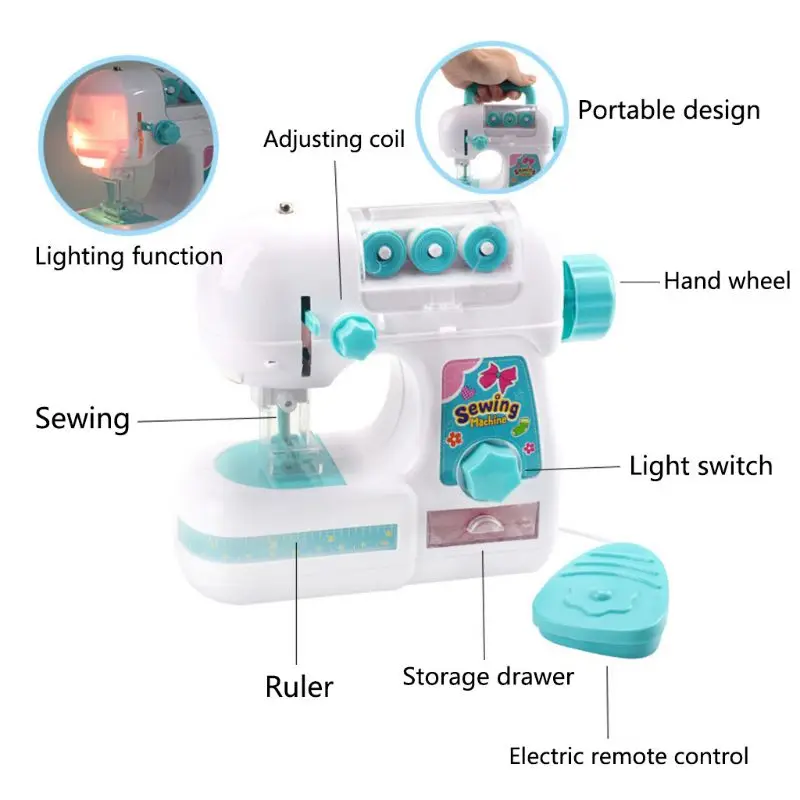 Мини дети ABS швейная Мелкая бытовая техника обучающий дом игрушка учится