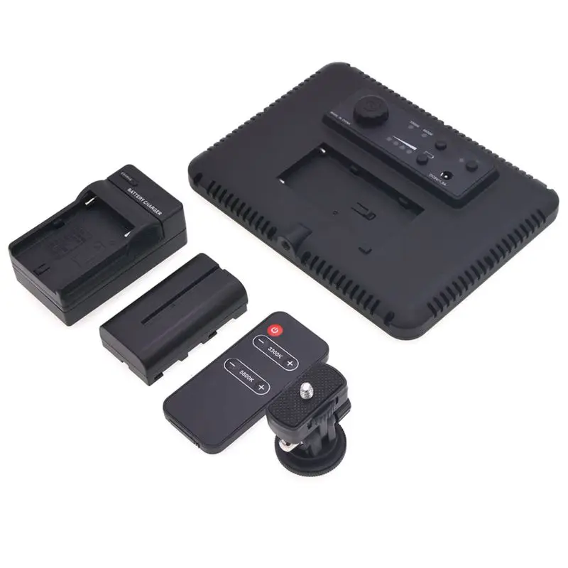 

1Set Super Slim LED Video Light Panel LCD Display Screen Bi-Color Dimmable Studio Video Light for Photography Wedding Party Acce