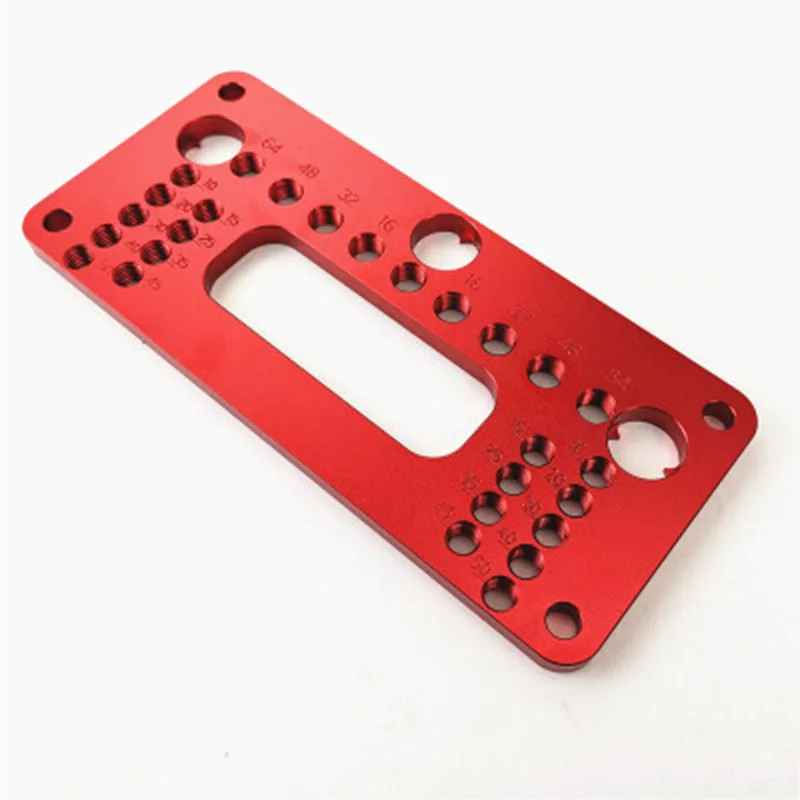 

Cabinet Handle Punch Locator Template Drill Guide Woodworking Parts 200*90mm 1x