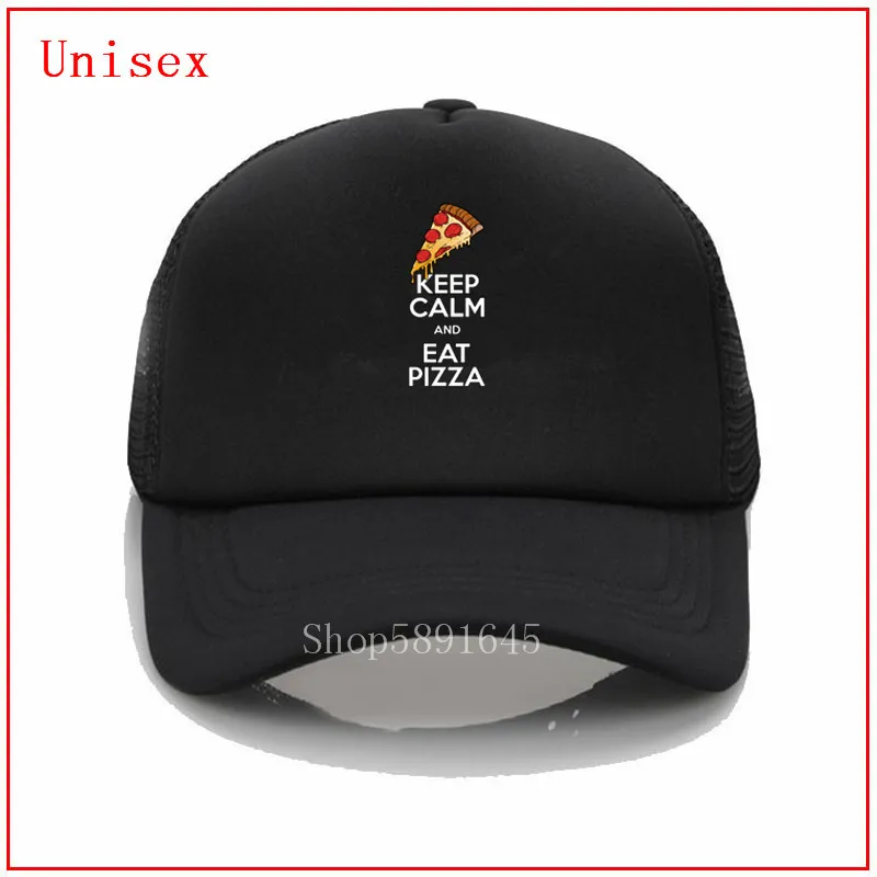 Снэпбэк Кепка Keep Calm and eat пицца для мужчин и женщин бейсболка летние шапки