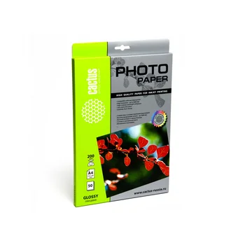

Photo paper cactus cs-ga420020 A4/200g/m2/20L./white glossy for inkjet printing