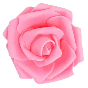 

100PCS Foam Rose Flower Bud Wedding Party Decorations Artificial Flower Diy Craft Pink