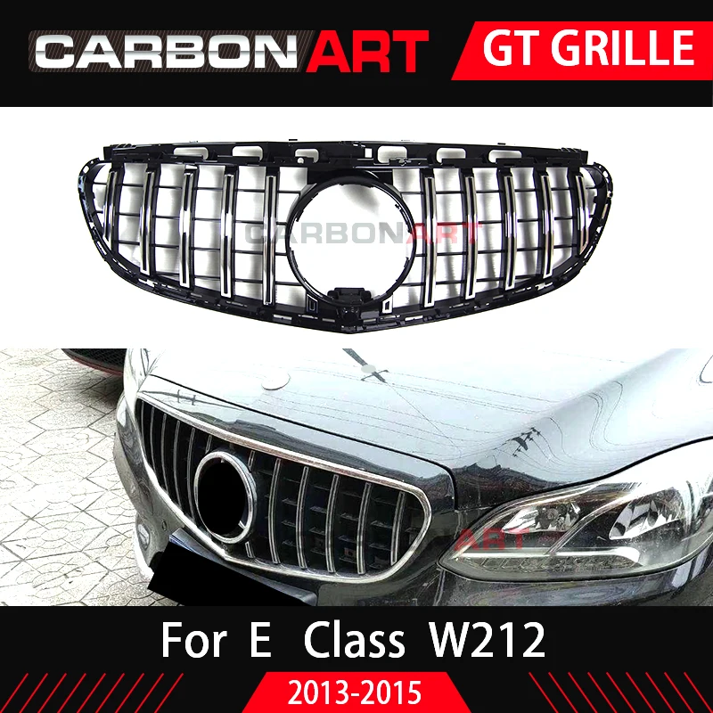 Гриль E Class W212 GT вертикальная решетка для Mercede Facelift только 2014 2015 ABS Mesh E260 E300 E350