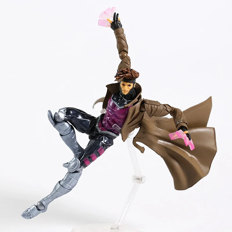 Серия № 012 Marvel X-MAN удивительный Ямагути Revoltech GAMBIT фигурка ПВХ коллекция игрушка; подарок