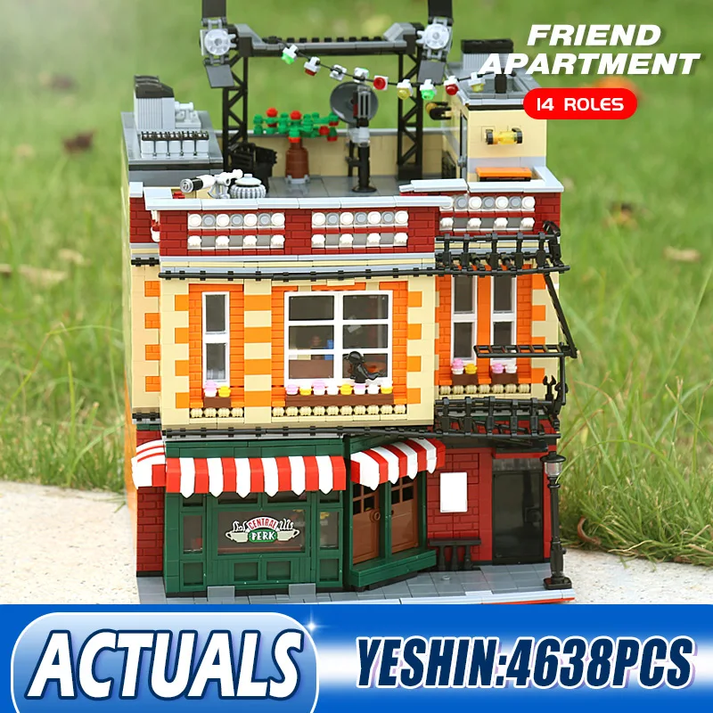 Конструктор Yeshin 10189 уличные здания MOC теория центрального перка модульные
