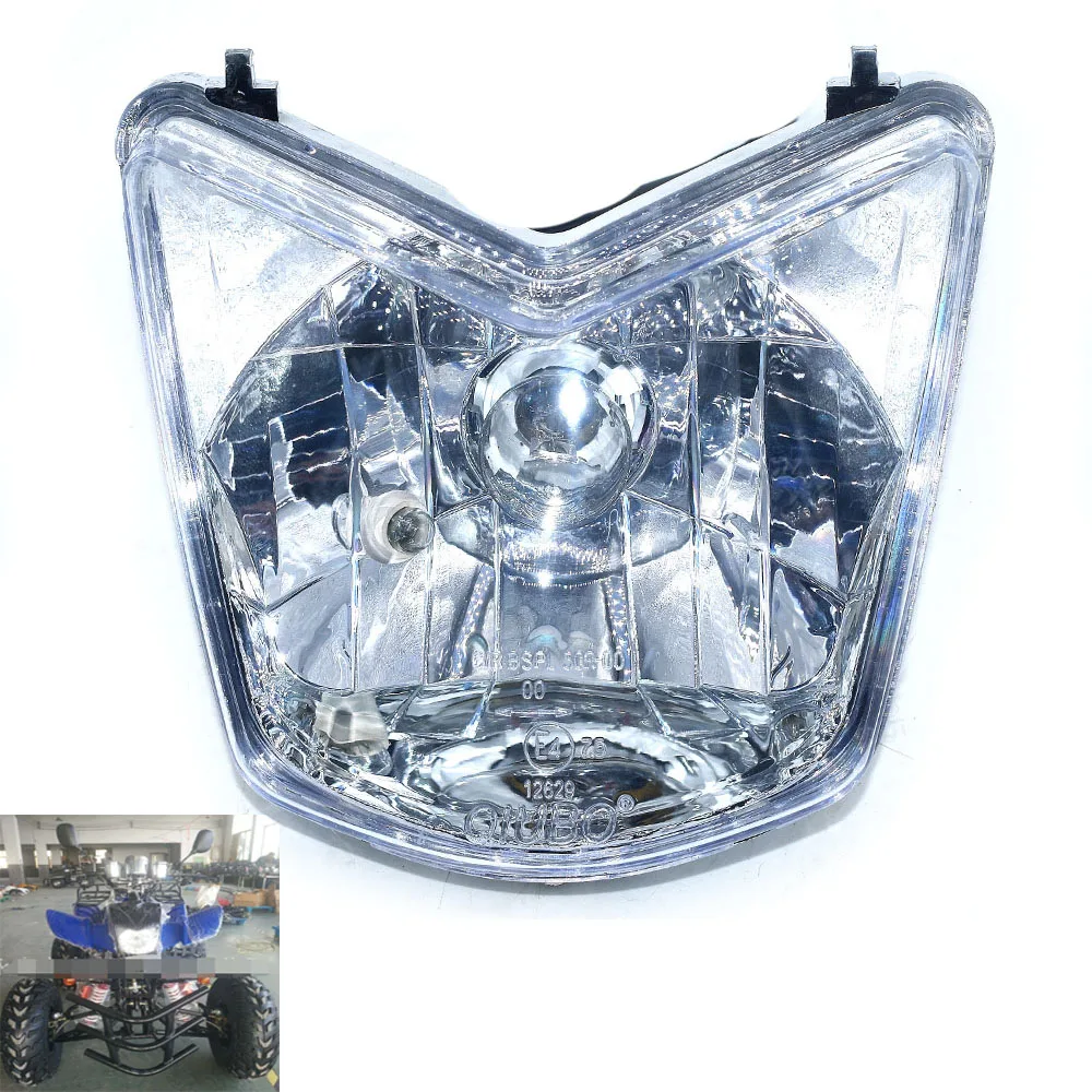 conjunto do farol da motocicleta para atv quatro rodas atv motocicleta peças dinossauros