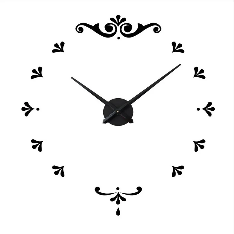 

New Wall Clock Diy Home Decoration Wall Watch Fresh Decoration Romantic Wall Stickers Silent Wall Clocks Diy Acrylic Horloge