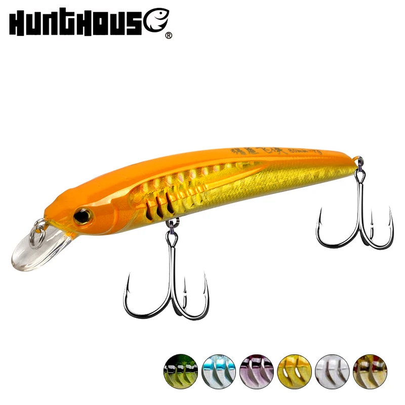 Hunthouse рыбные жабры Minnow плавающая приманка для рыбалки 80 мм/7g Джеркбейт (Wobbler)