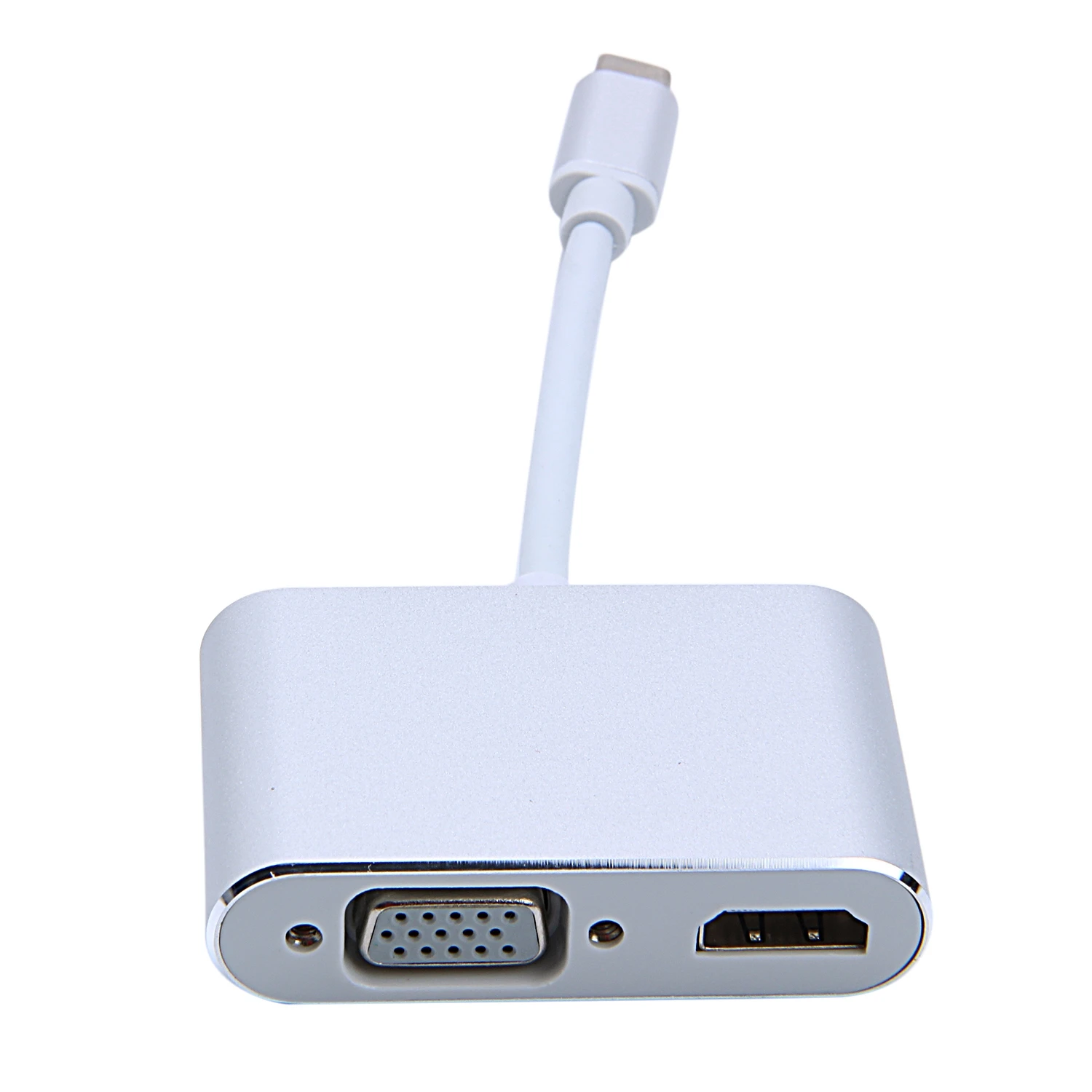 USB C к HDMI VGA адаптер 2 в 1 Тип 4K конвертер UHD концентратор|Адаптеры Type-C| |