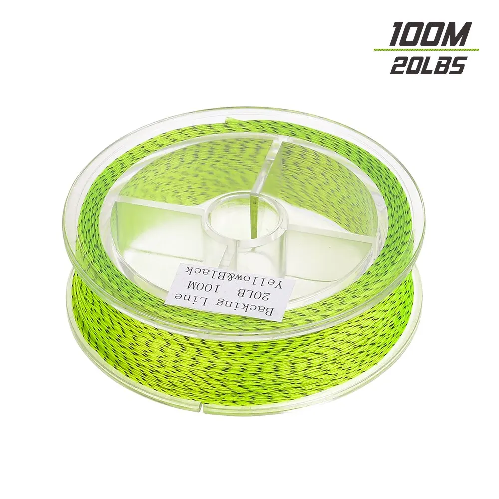 100 м Fly леска 20LBS USB кабель с нейлоновой оплеткой для Fly Line Fly рыбалка катушка линия поддержки линия De наживки рыболовные PESCA приманки - Цвет: 2
