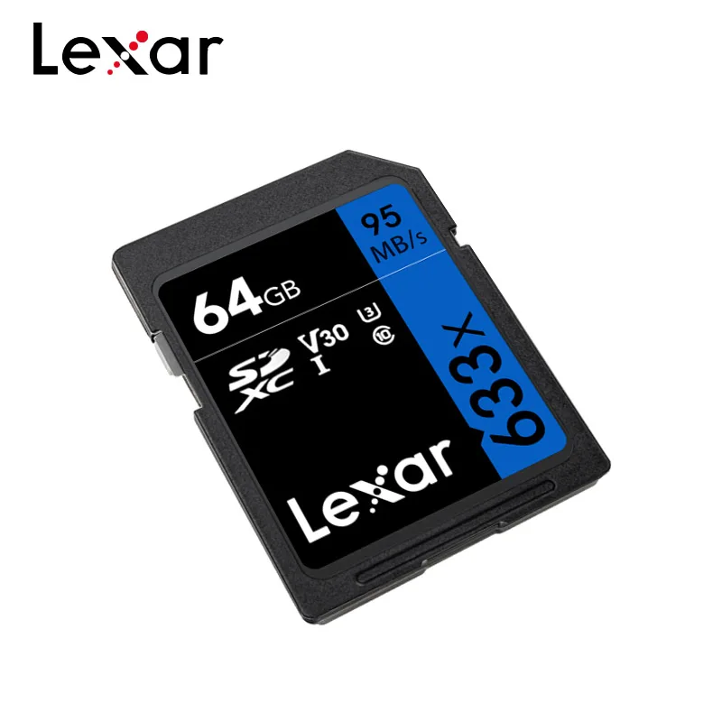 Карта памяти Lexar 633x класс 10 32 ГБ 95 Мб/с V30 64 128 U3 1080p HD 4K|Карты памяти| |