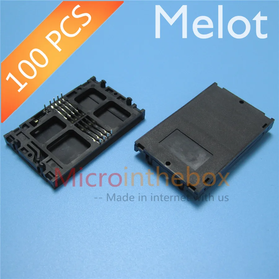 

IC card connector for electricity meter water meter IC Card reader holder common type DIP 8Pin with Detector 2Pin