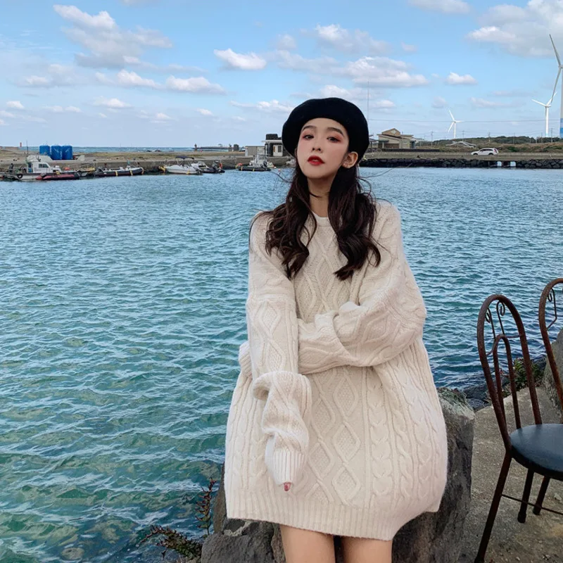 Pullover Oversized Knitted Sweater Women Befree Harajuku Pull Femme Jumper Sueter Mujer Truien Dames Autumn Streetwear Korean Pullover Oversized Knitted Sweater Women Befree Harajuku Pull Femme Jumper Sueter Mujer Truien Dames Autumn Streetwear Korean