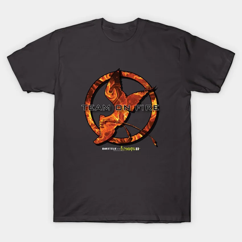 Темно-серый Команда в огне! Футболка Frc футболка battle of the fandoms racery fandom running club frc - Цвет: Темно-серый