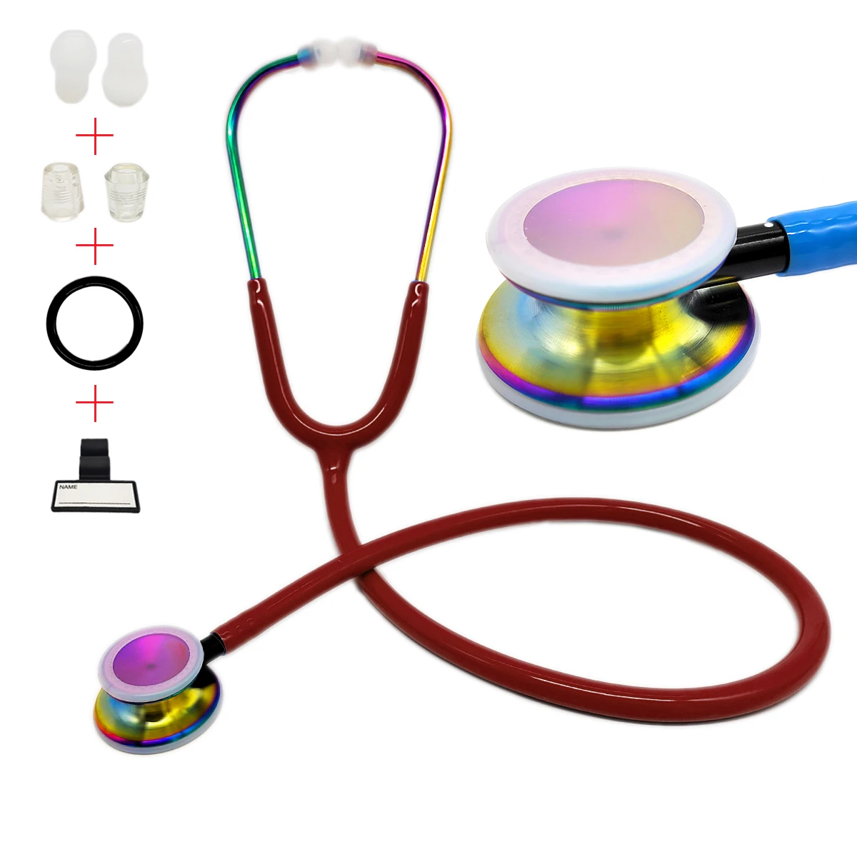 Doctor Double Sided Stethoscope Portable Professional Cardiology