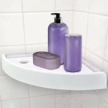 

Bathroom Corner Storage Holder Shelves Punch- Corner Shining fashion Comfortable Snap Up Shelf