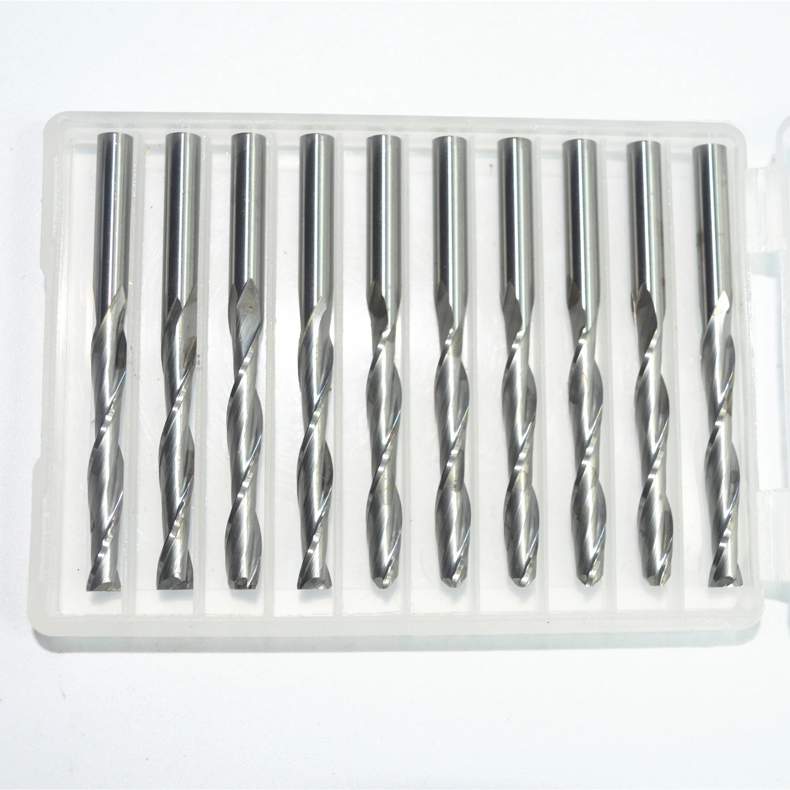 10PCS-4mm* 28mm, твердый карбид cnc Концевая мельница, Концевая фреза для деревообработки, 2 Флейта спиральная Концевая мельница, фрезы по дереву, МДФ фрезерный станок