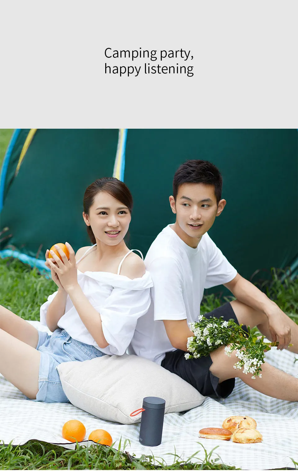 Xiaomi Mijia открытый Bluetooth динамик легкий портативный большой объем длинная выносливость двойной микрофон шумоподавление вызов