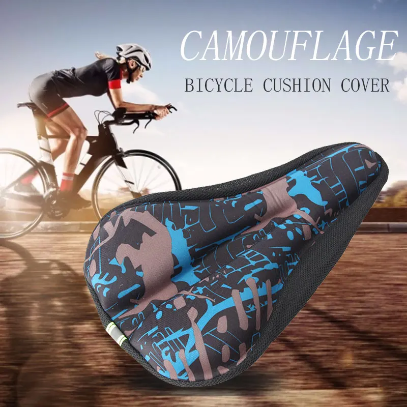 CYCLING BIKE SADDLE COMFORTABLE SOFT CUSHION BICYCLE SEAT RIDING SADDLE COVER US