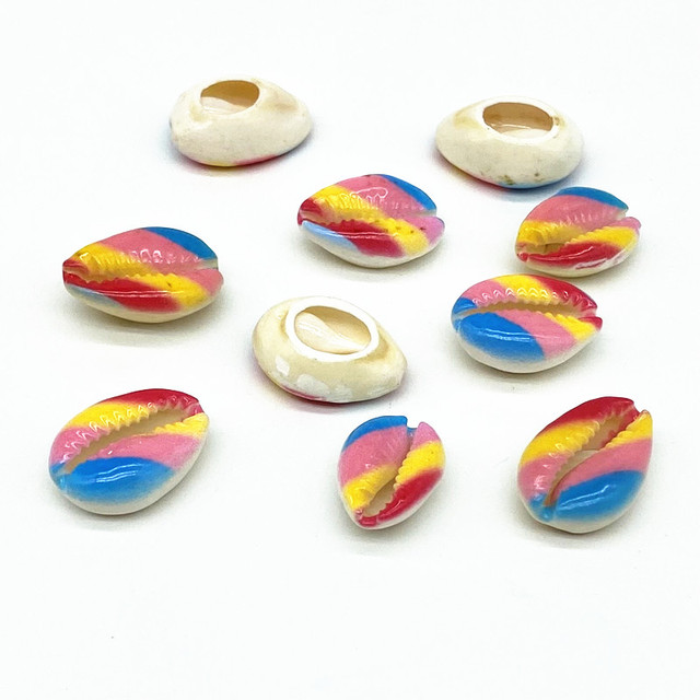 Multicolor Natural Shell Loose Spacer Beads 10-20mm Oval Beaded For Jewelry Charm Necklace Bracelet Accessory #ZZ04