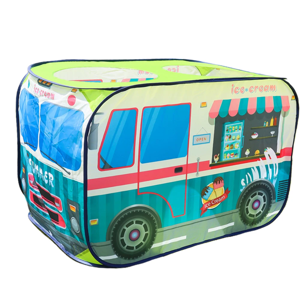 Kids Play Tent Pretend Play Playhouse  Up Car Tents Themed Party Toy Gift
