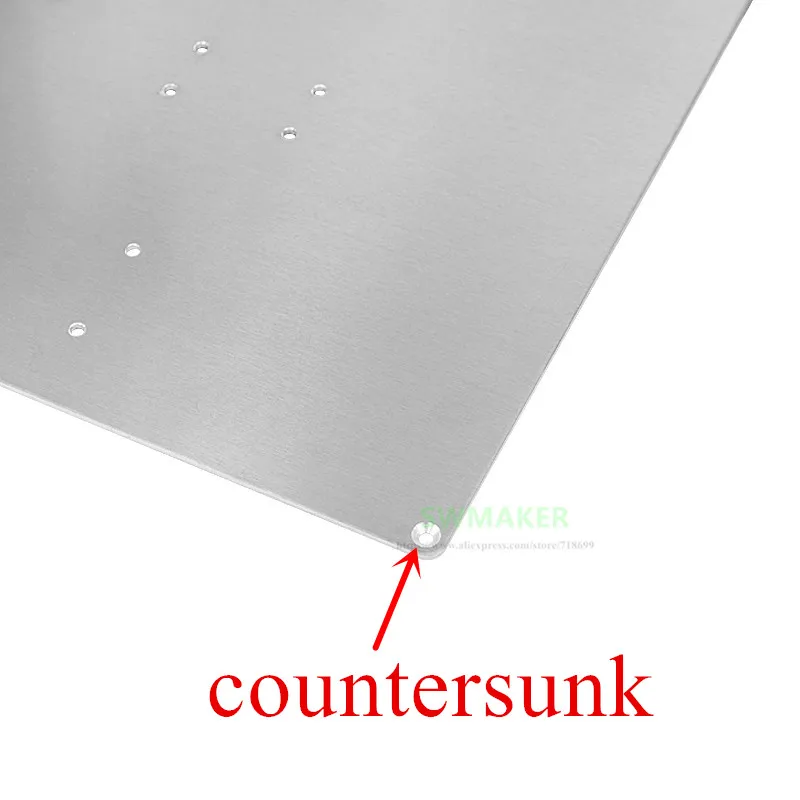 SWMAKER Reprap 3D аксессуары для принтера 220x220x2 мм MK2a MK2b нагревательная пластина с подогревом пластина из алюминиевого сплава