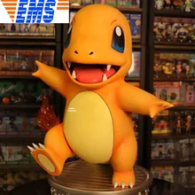 " аниме милые животные Charmander 1/1 весы украшения креативный подарок для малышей ПВХ фигурка Коллекционная модель игрушечная коробка 18 см V285