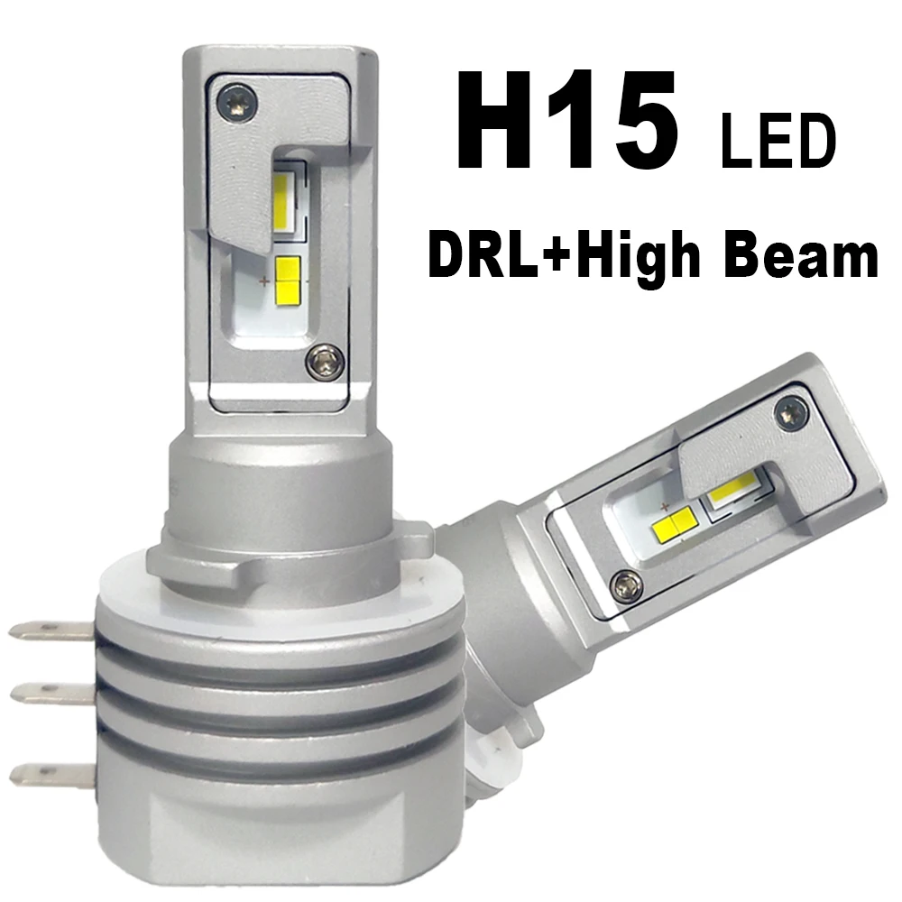 2pcs Upgraded led headlights auto bulbs h7 h4 h15 High Beam With Day Running Light fog Bulb h11 LED Headlamp wholesale | Автомобили и