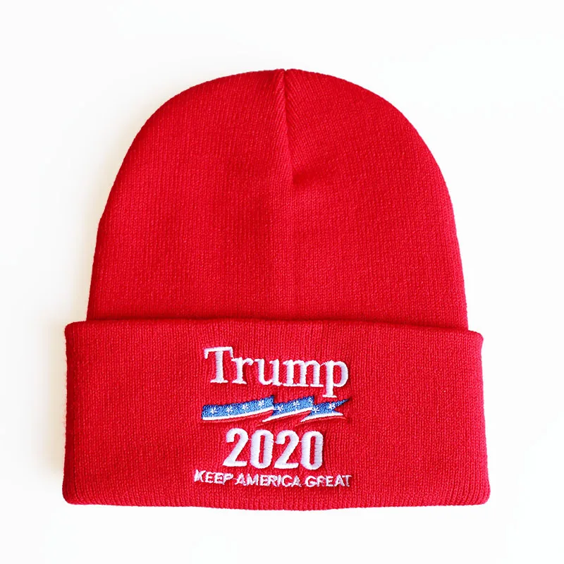 LISCN Trump,, шапка Make America Great Again, зимняя, унисекс, мужская, вязаная шапка, вышивка, Gorras, хип-хоп, шапка, шапочки - Цвет: Red5