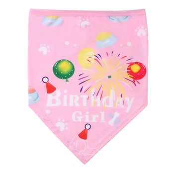 

11pcs/set Headwear Print Party Decor Boys Girls Accessories Cute Doggie Gift Dog Birthday Bandana Hat Scarfs Flag Balloon Home