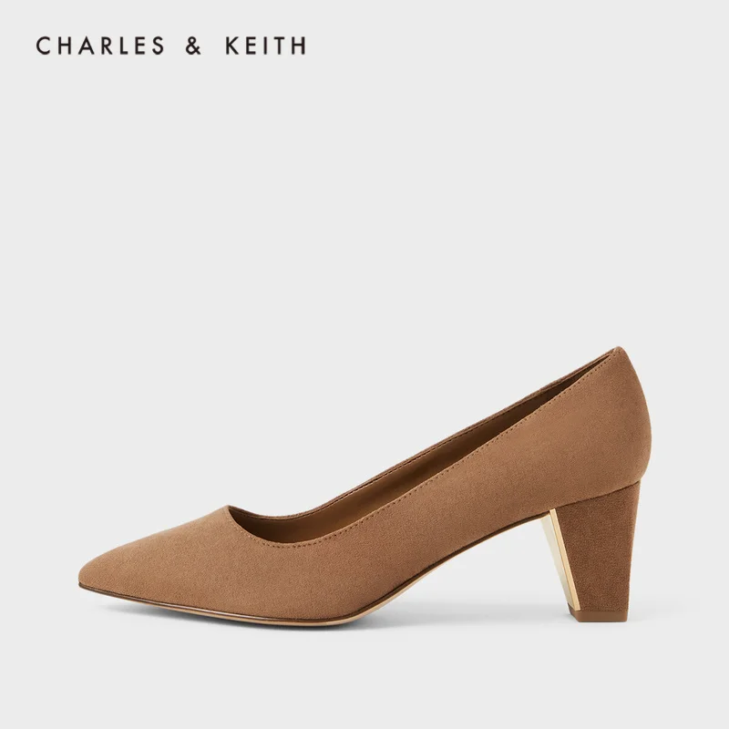 CHARLES＆KEITH Новинка на Осень 2020 CK1-61720030Женские босоножки Острый Носок высоком