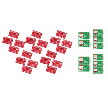 

30Pcs Christmas Envelope Candy Bag Invitation Envelope Santa Claus Tree Ornament Gift Bag Christmas Santa Sack Party Decor - 20P