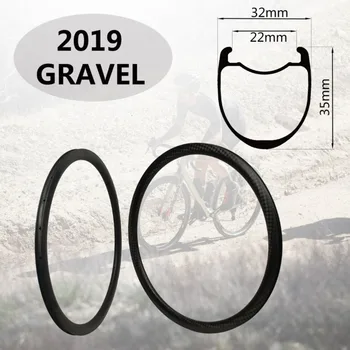 

700c Carbon Road Wheel 32*35mm Disc Brake Bike Tubeless Ready Carbon Road Rim RD01 Hub And Pillar 1423 Spoke 3k/6k/12k/UD