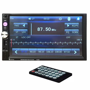 

7 Inch HD Touch Screen Car Radio Bluetooth Stereo Audio Car Dual 2 Din Car Multimedia Mp5 Player Rear Camera Remote Controller
