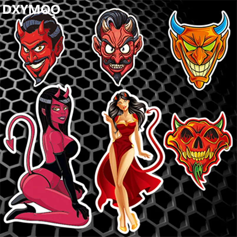 Стайлинг автомобиля наклейки на машину злого угла 3 м опасность дьявола горячая