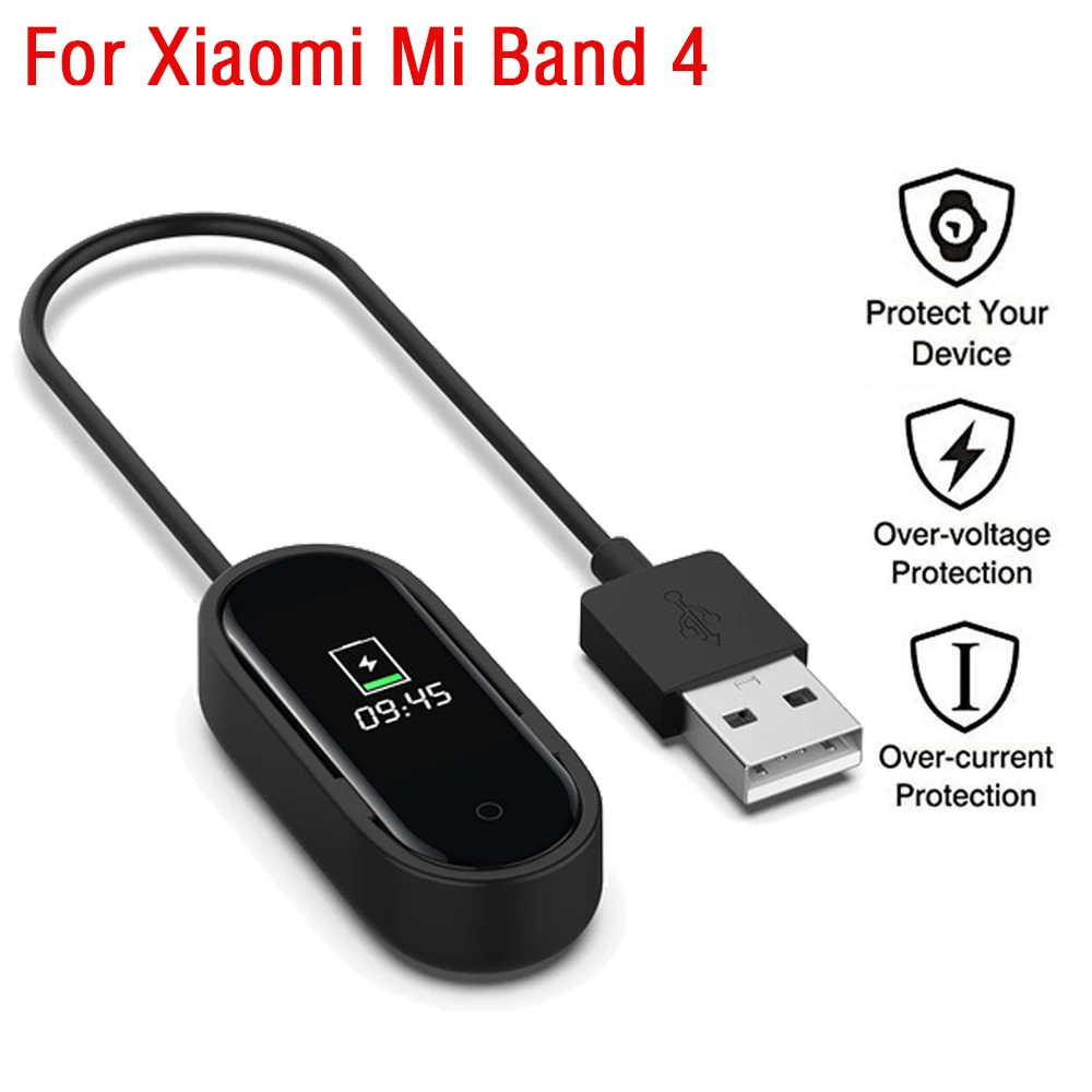 2020 Быстрая зарядка USB кабель для Xiaomi Mi Band 4 Смарт часы Магнитный шнур зарядного