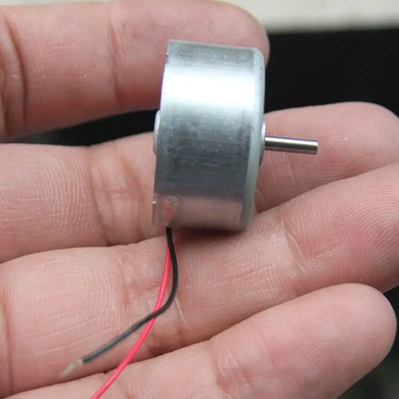 DC 1 5 V 3V 5V 6V 5500RPM Мини 300 Солнечная энергия длинный вал для мотора микро 24mm круглый